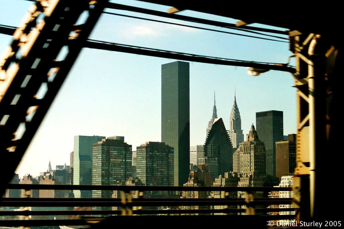 New York City, Manhatten from the Queensboro Bridge - November 2005