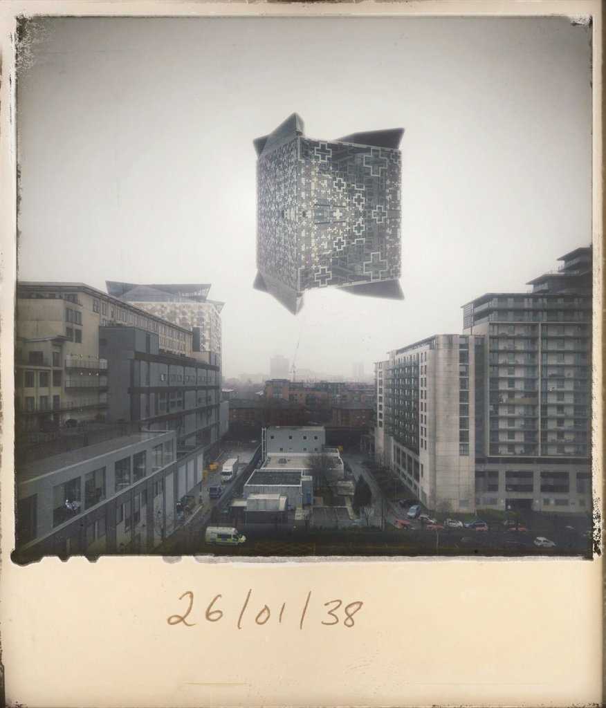 Cube (floater in my sky), Birmingham, UK (2018)