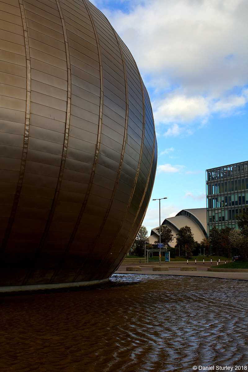 Glasgow, the IMAX Cinema and the Armadillo - September 2018